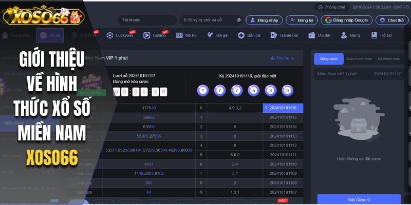 Giới thiệu về hình thức Xổ Số Miền Nam Xoso66 